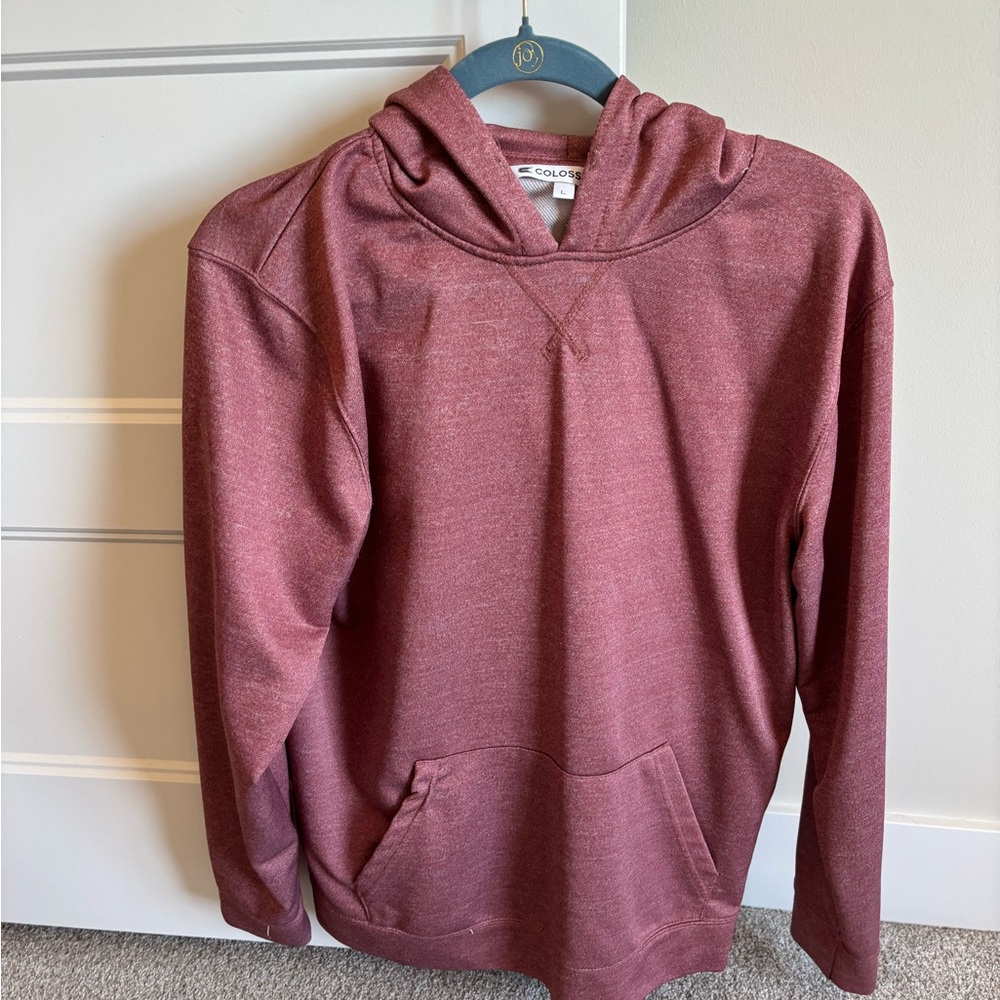 Colosseum Men's Burgundy Hoodie